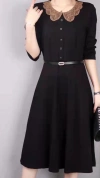 Spring and Autumn's new fashionable and trendy cinched-waist dress 21102 Specification image